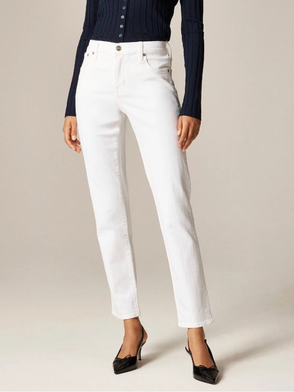 J Crew Jeans 27 Slim White